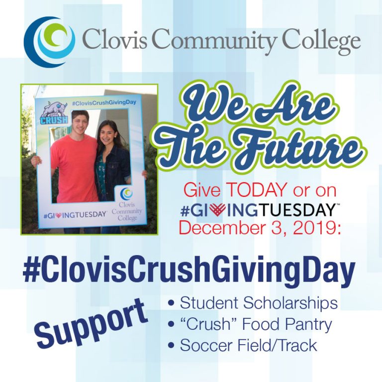 Clovis Community College gives back to their students for #GivingTuesday