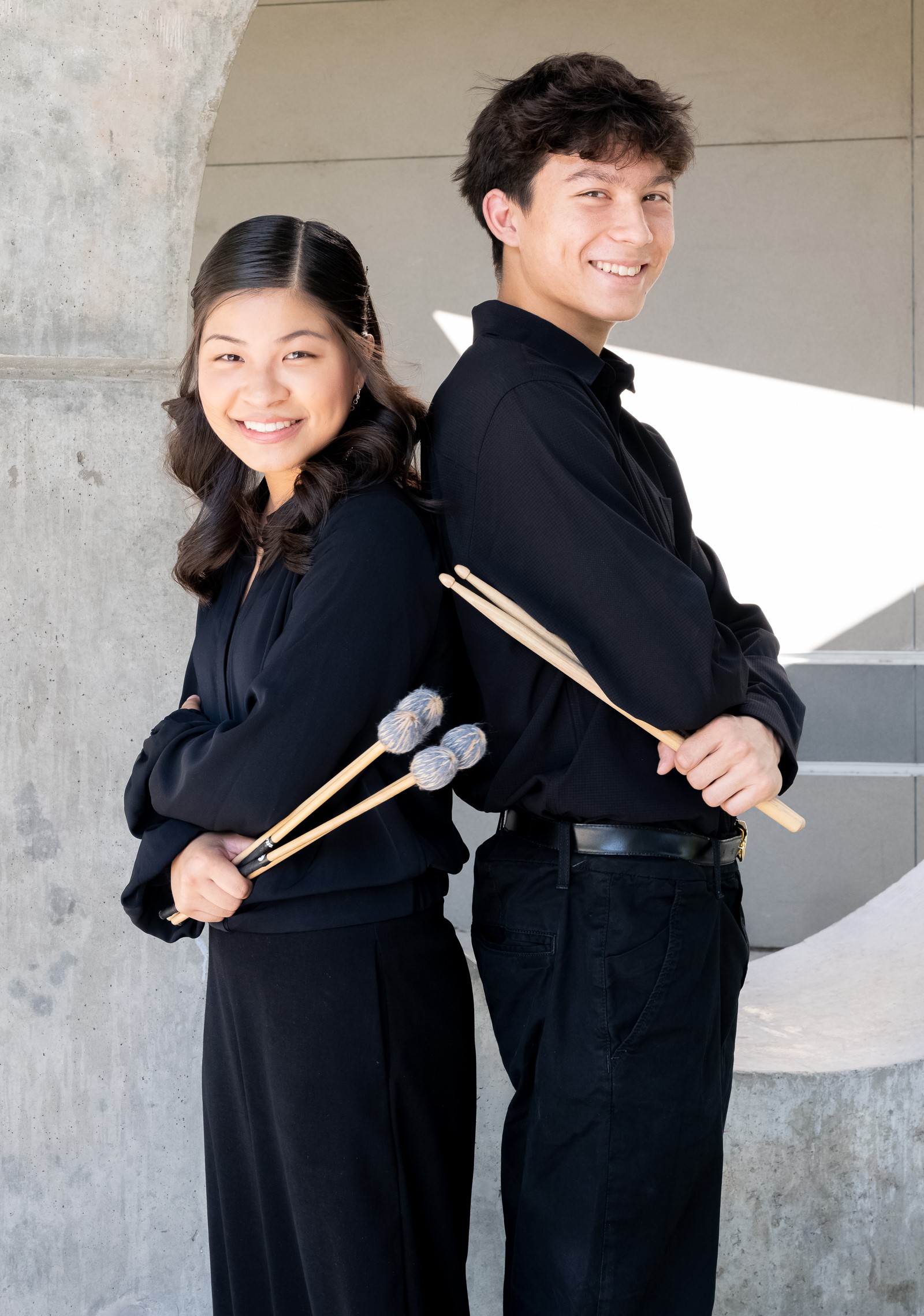 Kiera Wong and Josh Lee are two musicians from the Clovis Unified School District who placed in the World's Best Musicians Competition (photo provided by Liz Levine, CUSD). 