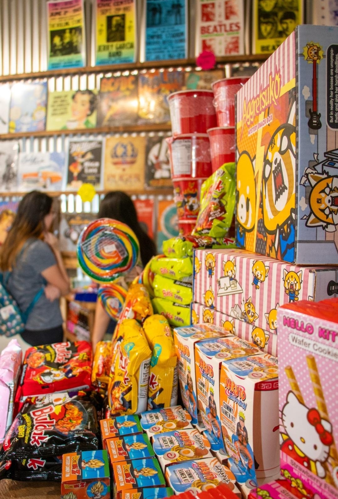 Photo 1: Some of the items available for purchase at the Rocket Fizz Soda Pop & Candy Shop (photo provided by Enrique and Maritza Ruiz). 