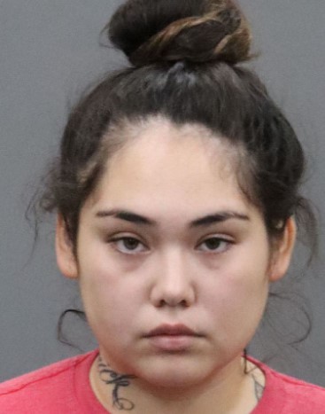 (Booking photo provided by Clovis Police Department) Tatiana Saavedra, 21 years old.