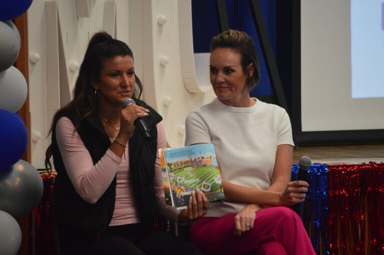 Jenna Prandini debuts ‘Clovis on Tour’ and gifts books to third graders