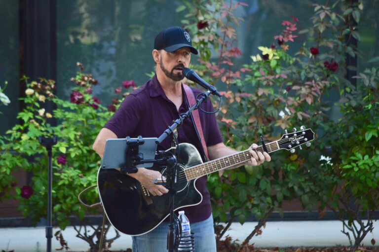 Community gathers in prayer at Clovis Civic Center