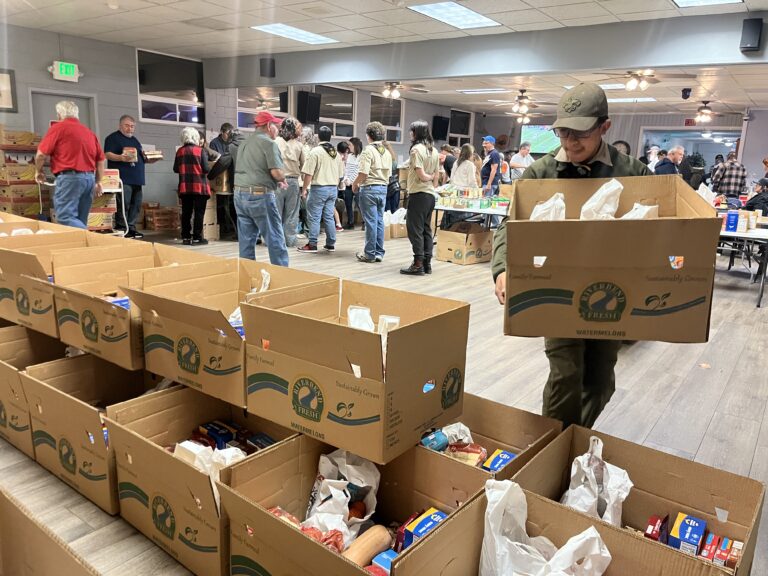 Clovis Elks and CUSD fill 150 food boxes for local families in annual Thanksgiving tradition